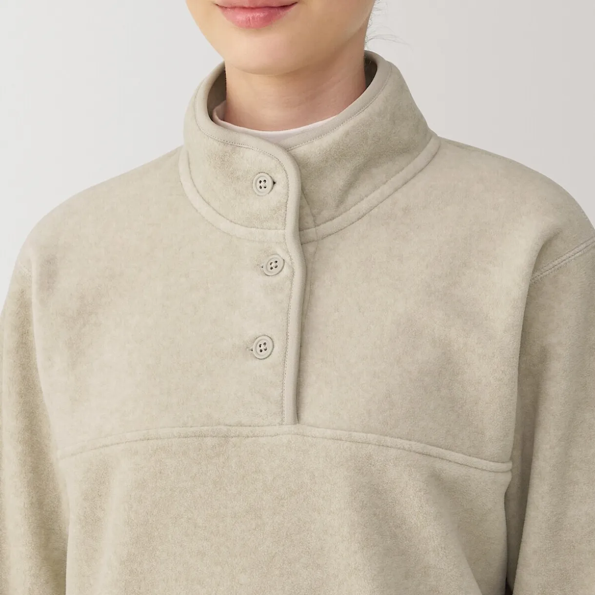 Pull en polaire de polyester recyclable femme