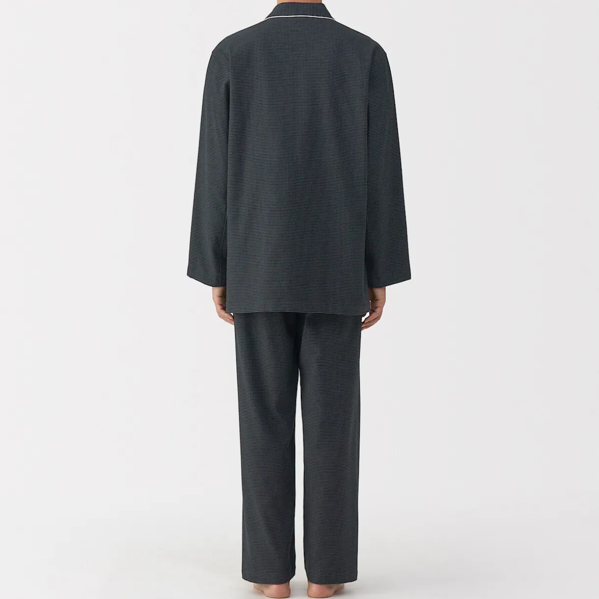 Pyjama en flanelle sans couture latérale pour homme