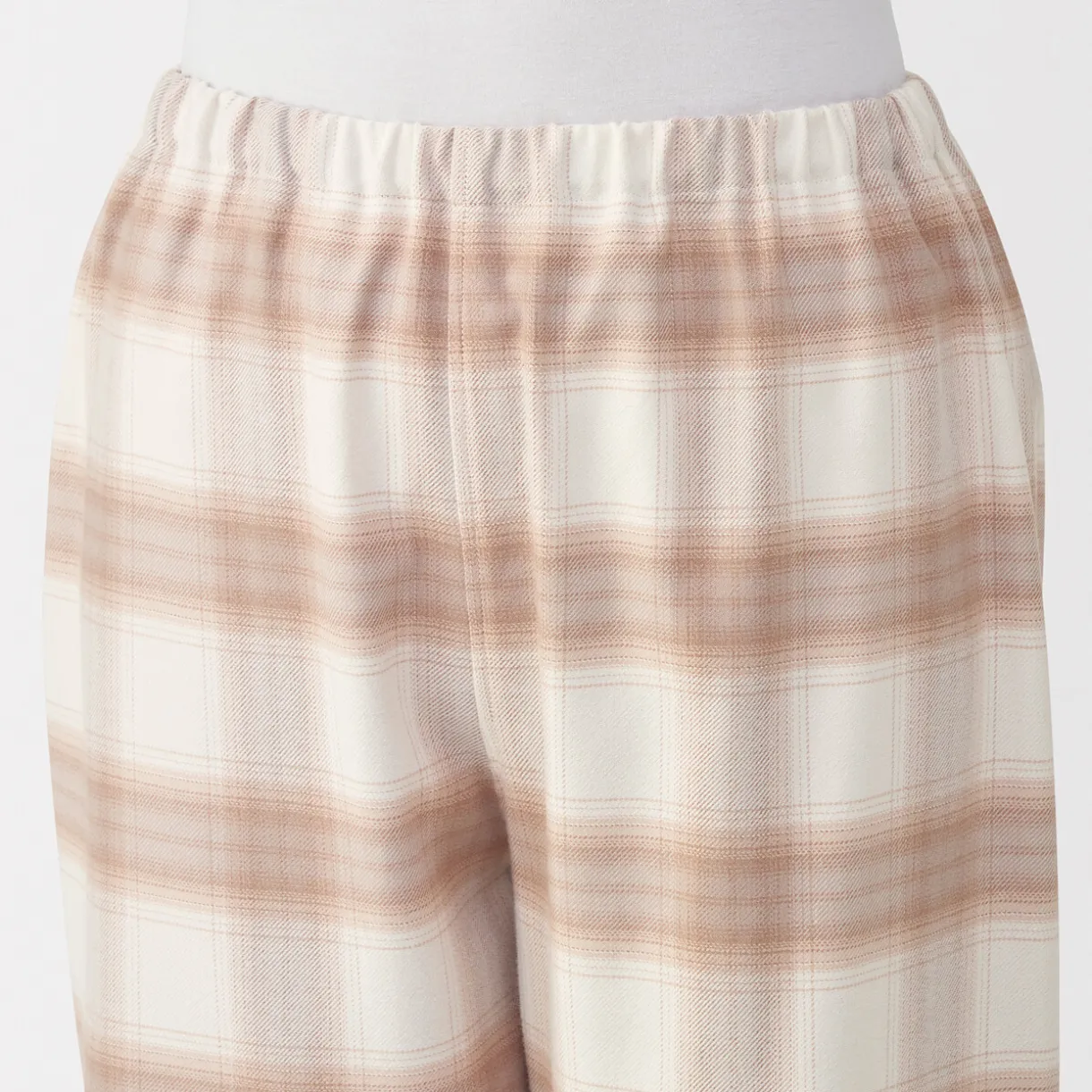 Pyjama en flanelle sans couture latérale pour femme