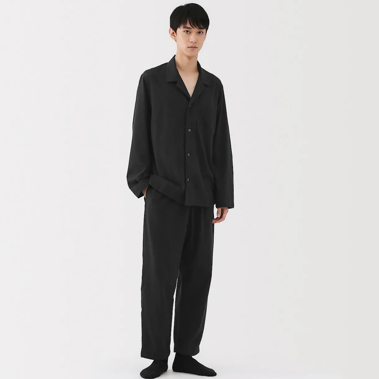 Pyjama unisexe en khadi tissé à la main