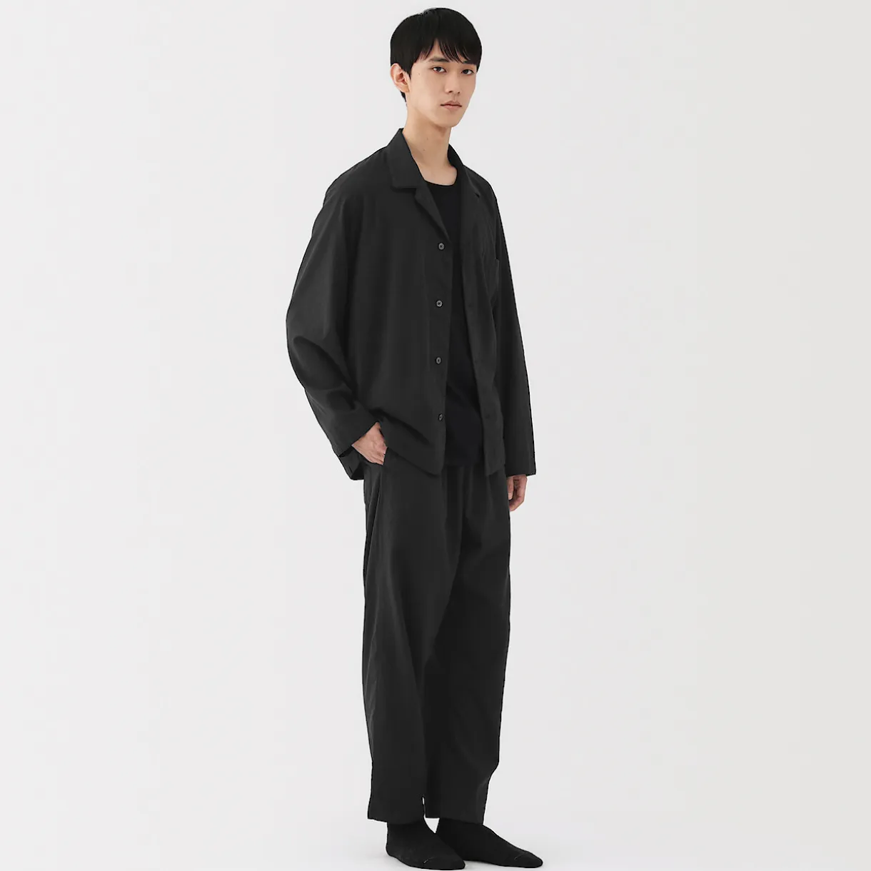 Pyjama unisexe en khadi tissé à la main
