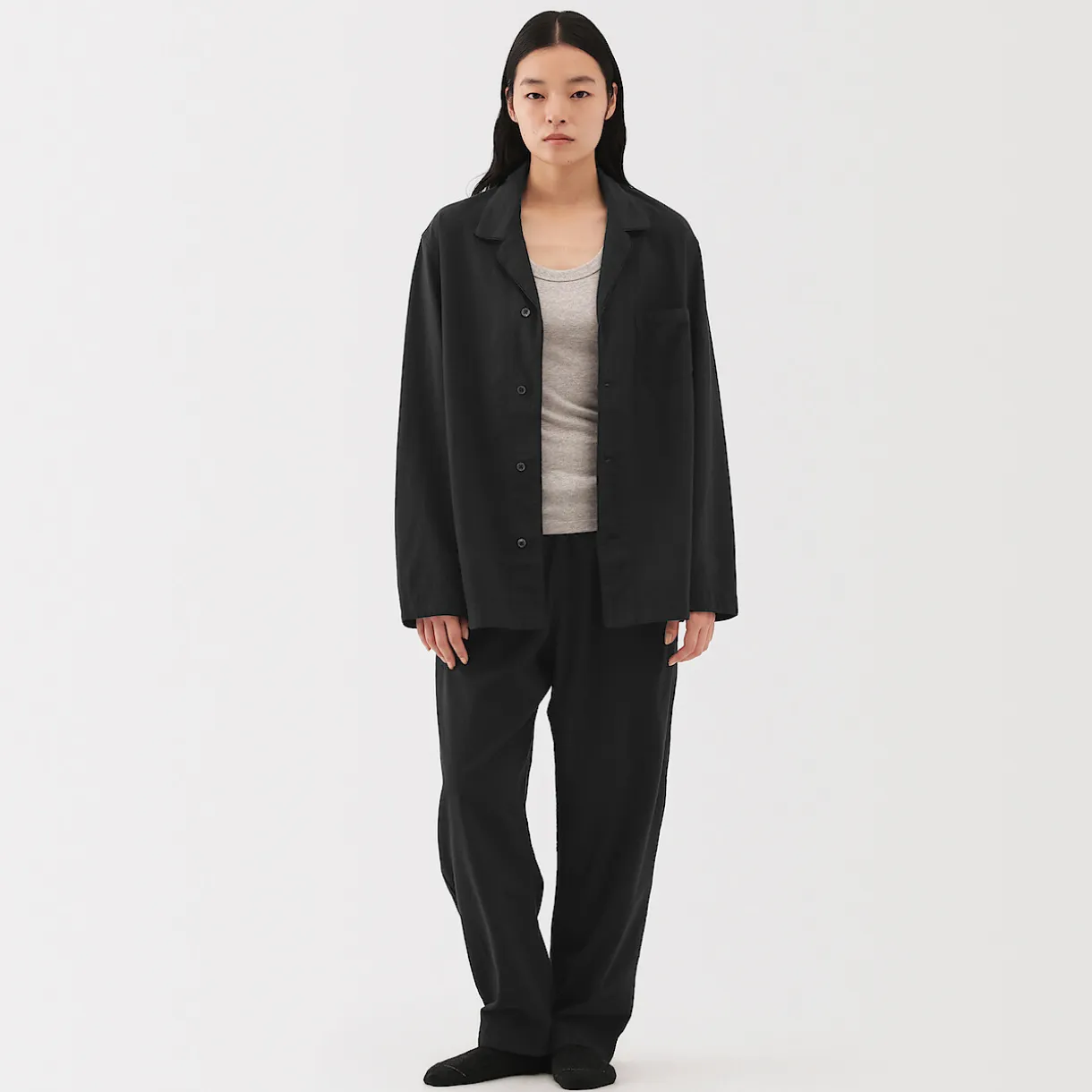 Pyjama unisexe en khadi tissé à la main