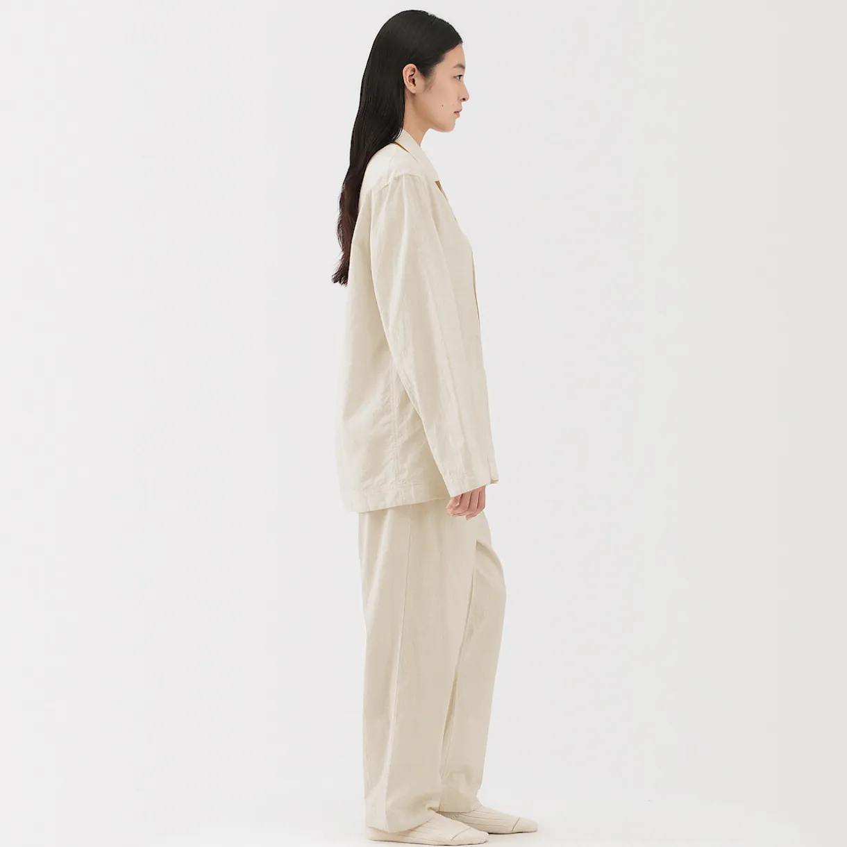 Pyjama unisexe en khadi tissé à la main