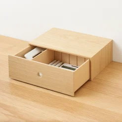 Rangement en bois 1 tiroir