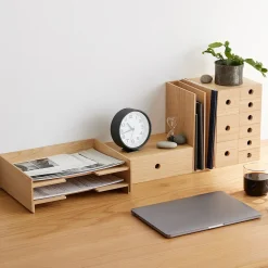 Rangement en bois 6 tiroirs