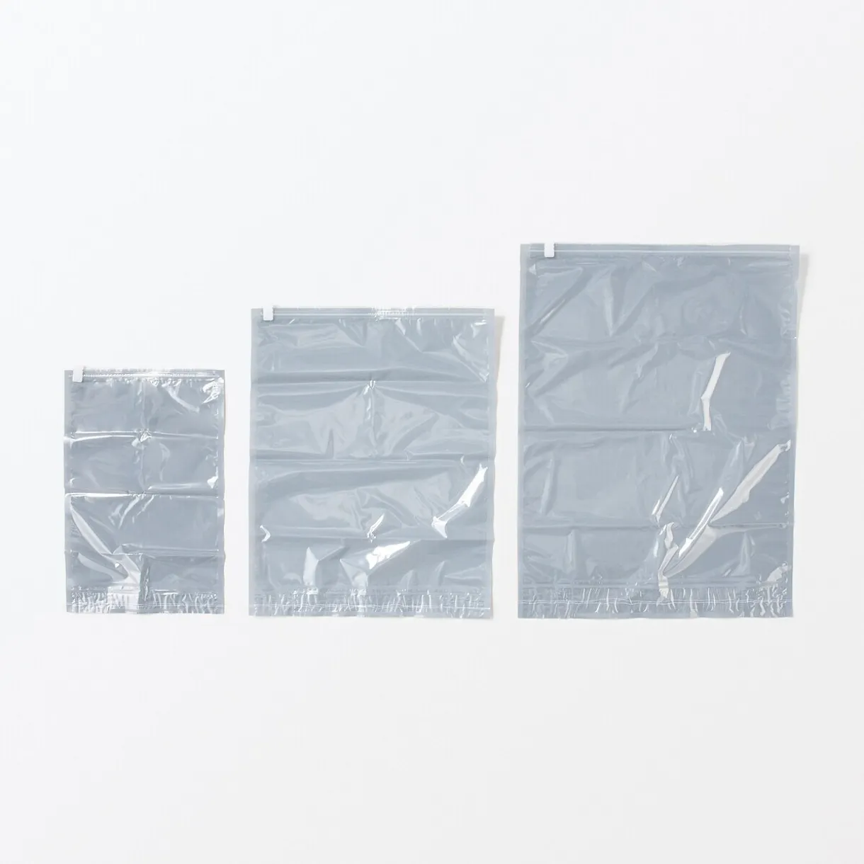 Sac de compression en PE pour vêtements ‐ moyen format, lot de 2
