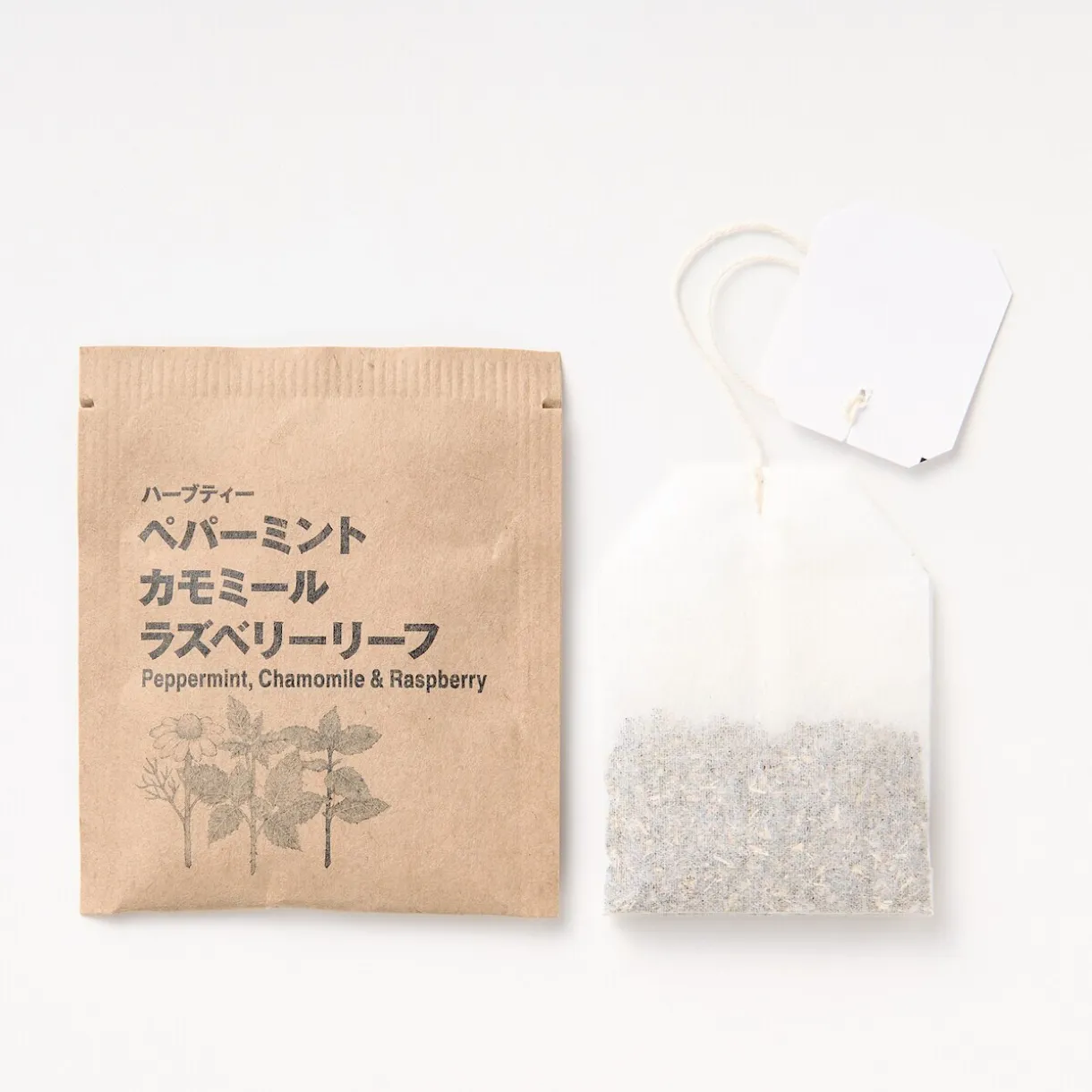 Sachets de thé Menthe poivrée, Camomille et Framboise 22x1,5g