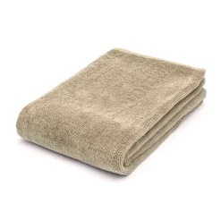 Serviette de bain en velours de coton bio éponge