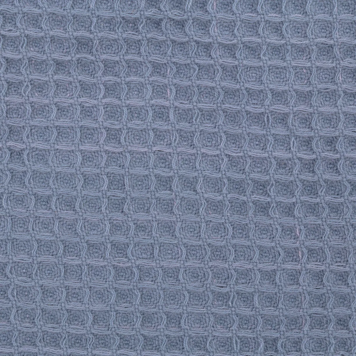 Serviette gaufrée pour le visage en velours de coton bio