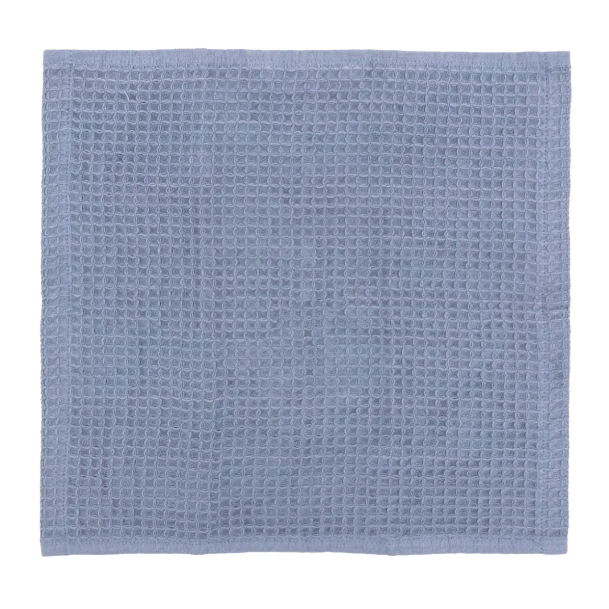 Serviette gaufrée pour le visage en velours de coton bio