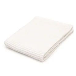 Serviette gaufrée pour les mains en velours de coton bio