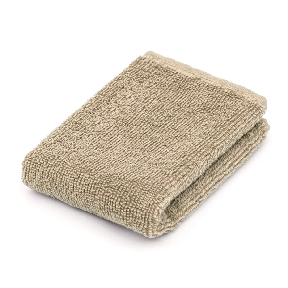 Serviette pour le visage en velours de coton bio éponge