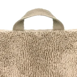Serviette pour le visage en velours de coton bio éponge