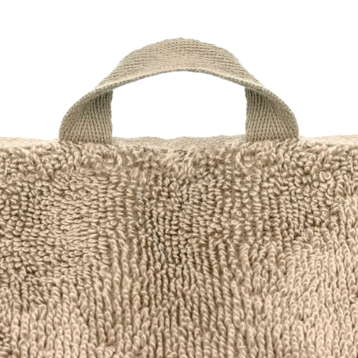 Serviette pour le visage en velours de coton bio éponge