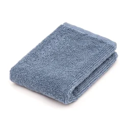 Serviette pour le visage en velours de coton bio éponge