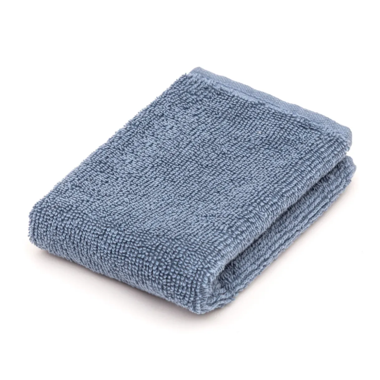 Serviette pour le visage en velours de coton bio éponge