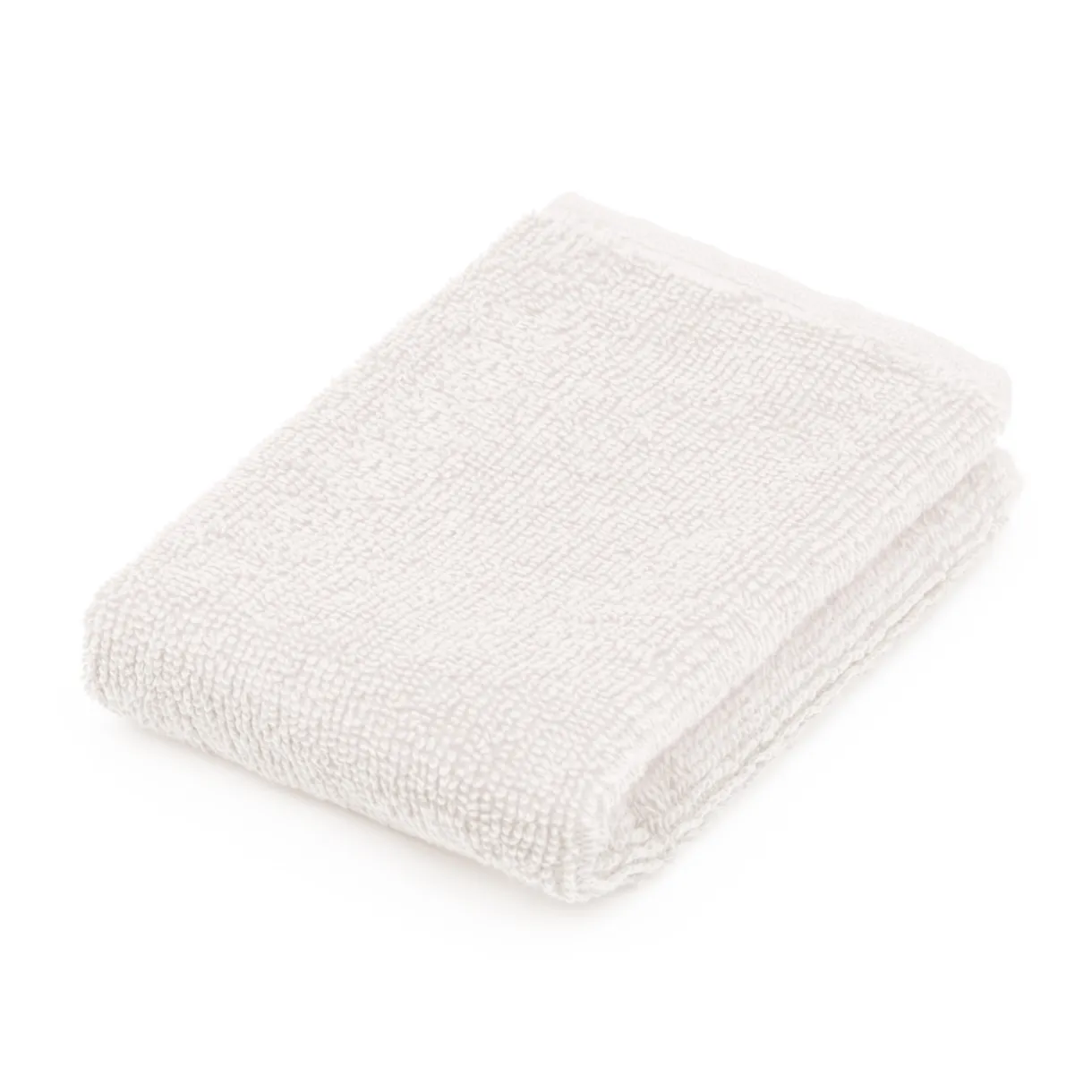 Serviette pour le visage en velours de coton bio éponge