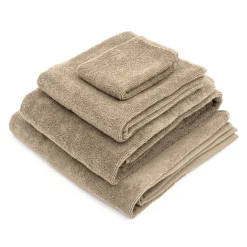 Serviette pour le visage en velours de coton bio éponge