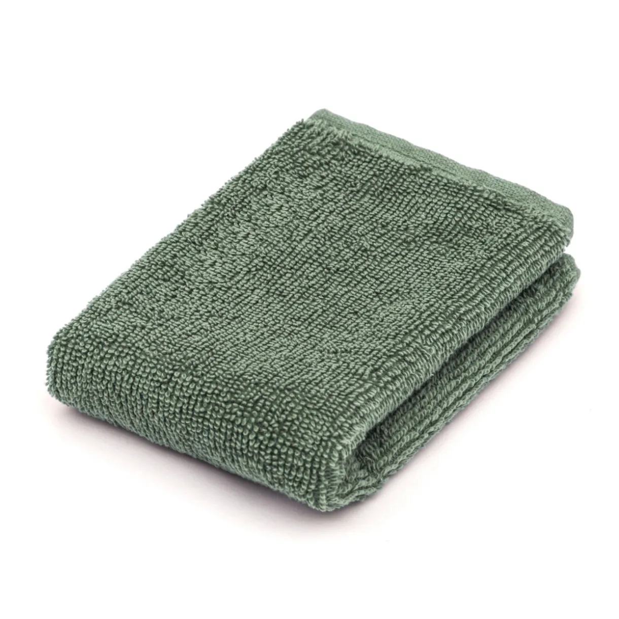 Serviette pour le visage en velours de coton bio éponge