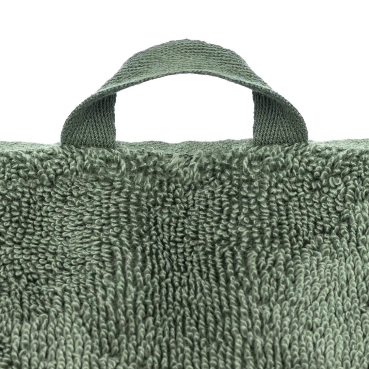 Serviette pour le visage en velours de coton bio éponge