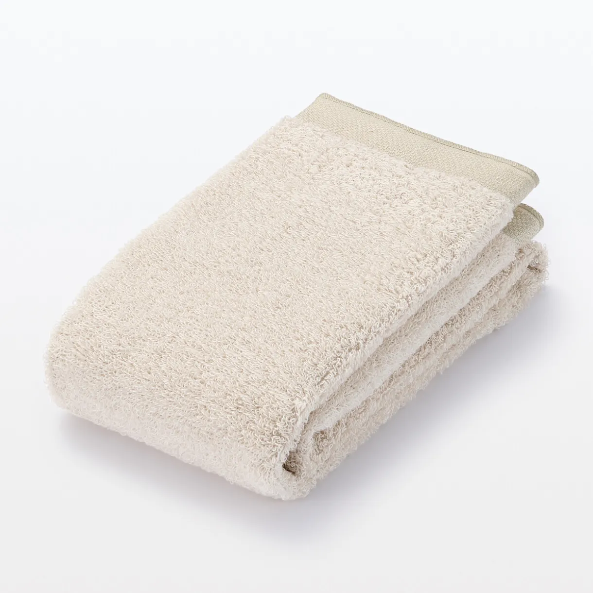 Serviette pour le visage en coton et lin