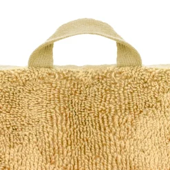 Serviette pour le visage en velours de coton bio éponge