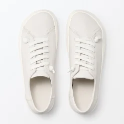 Sneakers basses en cuir pour femme