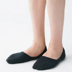 Socquettes fines antidérapantes en mélange de coton homme