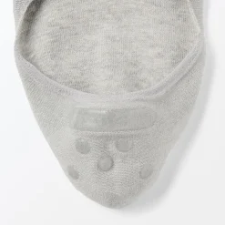 Socquettes fines invisibles avec grip au talon pour femme