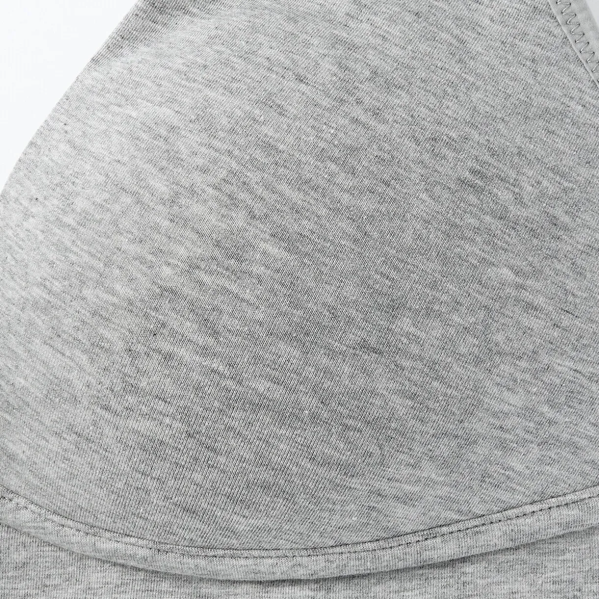 Soutien‐gorge plongeant sans armature en mélange de coton pour femme