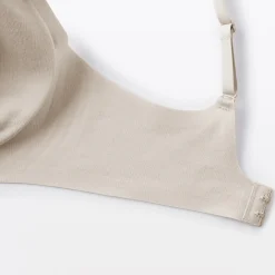 Soutien-gorge sans armature en mélange de coton pour femme