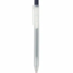 Stylo à bille à encre gel rétractable noir - 0,5 mm - Lot de 10