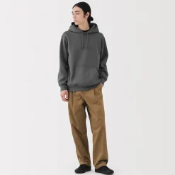 Sweatshirt à capuche en coton mélangé pour homme
