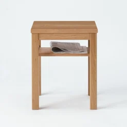 Table de nuit en chêne