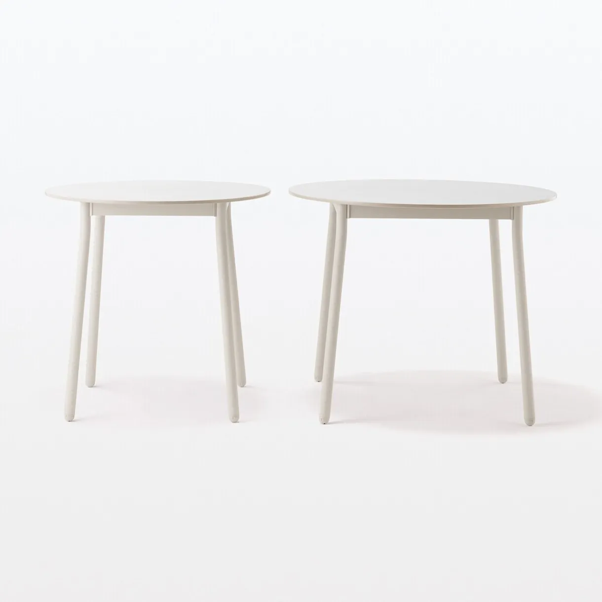 Table en aluminium - Grande - Gris clair