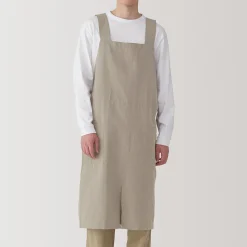 Tablier croisé dans le dos en coton
