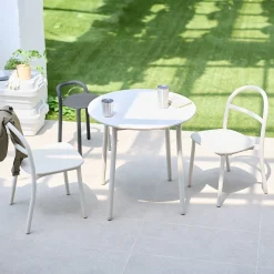 Tabouret en aluminium - Gris foncé