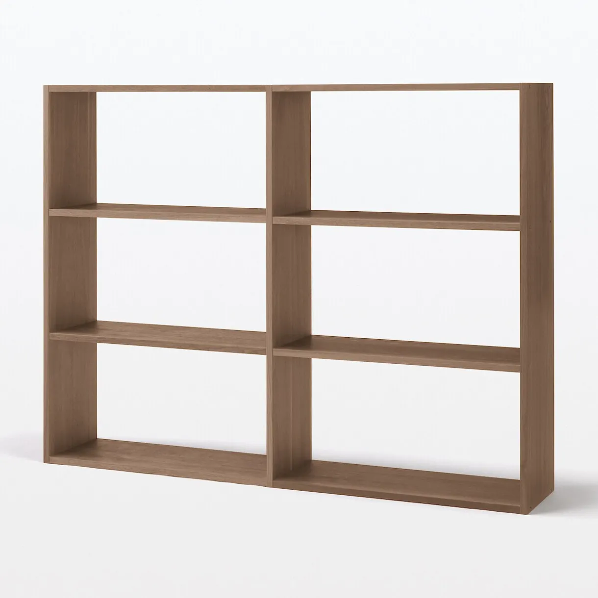 Étagère additionnelle large en noyer ‐ 3 niveaux (Dont Eco‐part. 1,80 €)