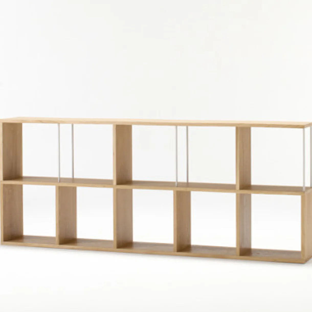 Étagère additionnelle étroite en chêne ‐ 5 niveaux (Dont Eco‐part. 1,80 €)