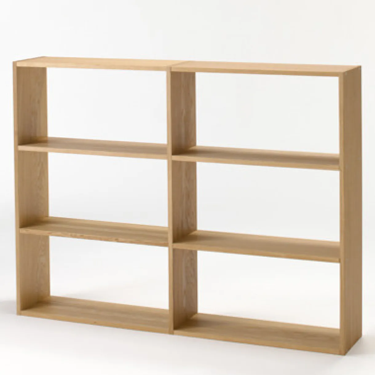 Étagère large en chêne ‐ 3 niveaux (Dont Eco‐part. 1,80 €)