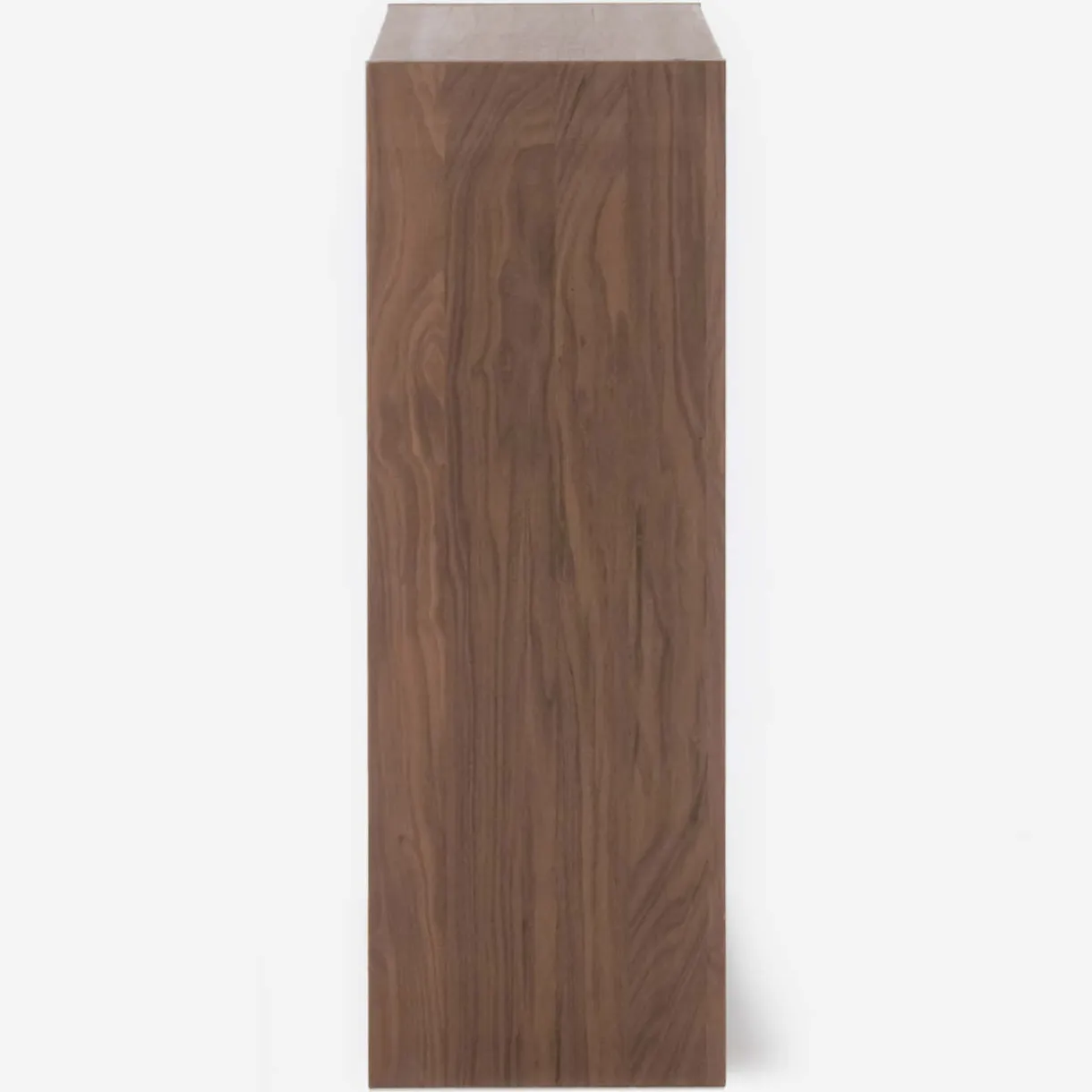 Étagère large en noyer ‐ 2 niveaux (Dont Eco‐part. 1,80 €)