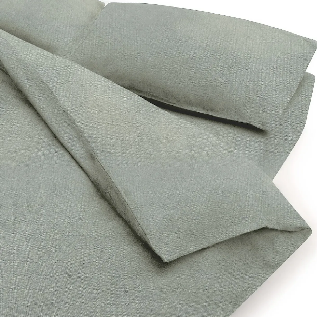 Taie d'oreiller en coton délavé (Lot de 2)
