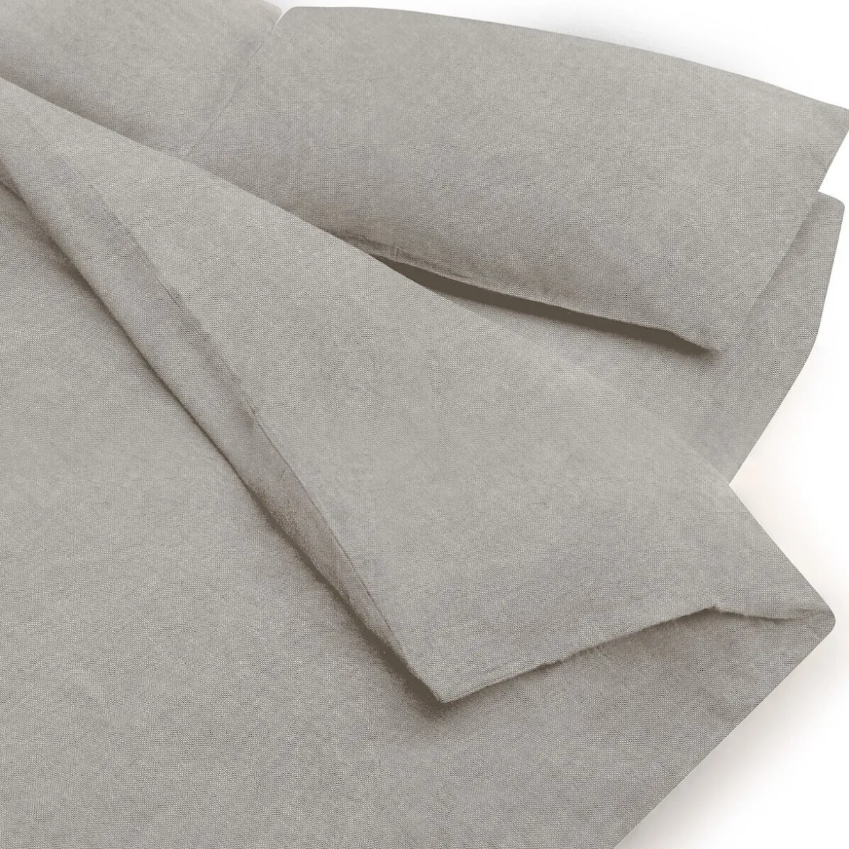 Taie d'oreiller en coton délavé (Lot de 2)