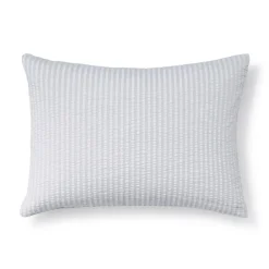 Taie d'oreiller en coton Seersucker 65 x 65 cm