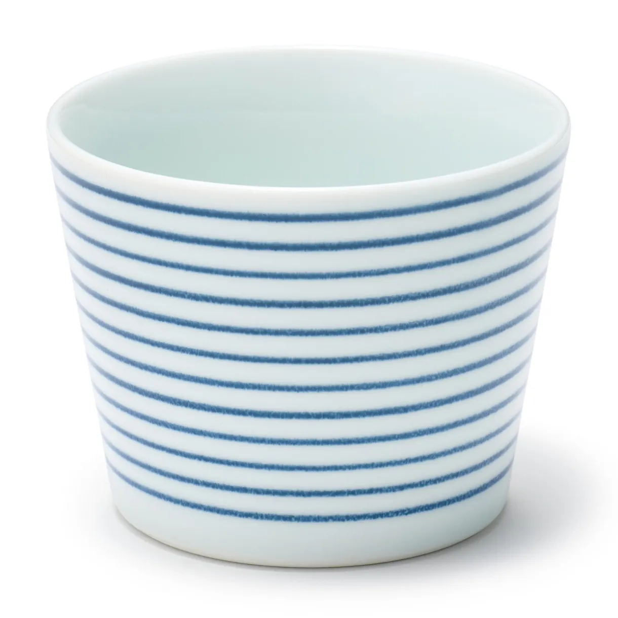 Tasse à saké en porcelaine Hasami - Motif rayures