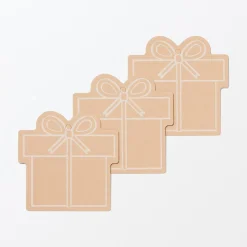 Étiquettes cadeaux - Cadeau, lot de 3
