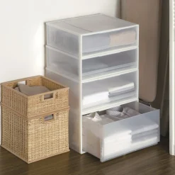 Tiroir de rangement empilable - [55 x 44.5 cm] - Hauteur 18 cm