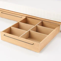 Tiroir en chêne pour lit plate‐forme 19 cm
