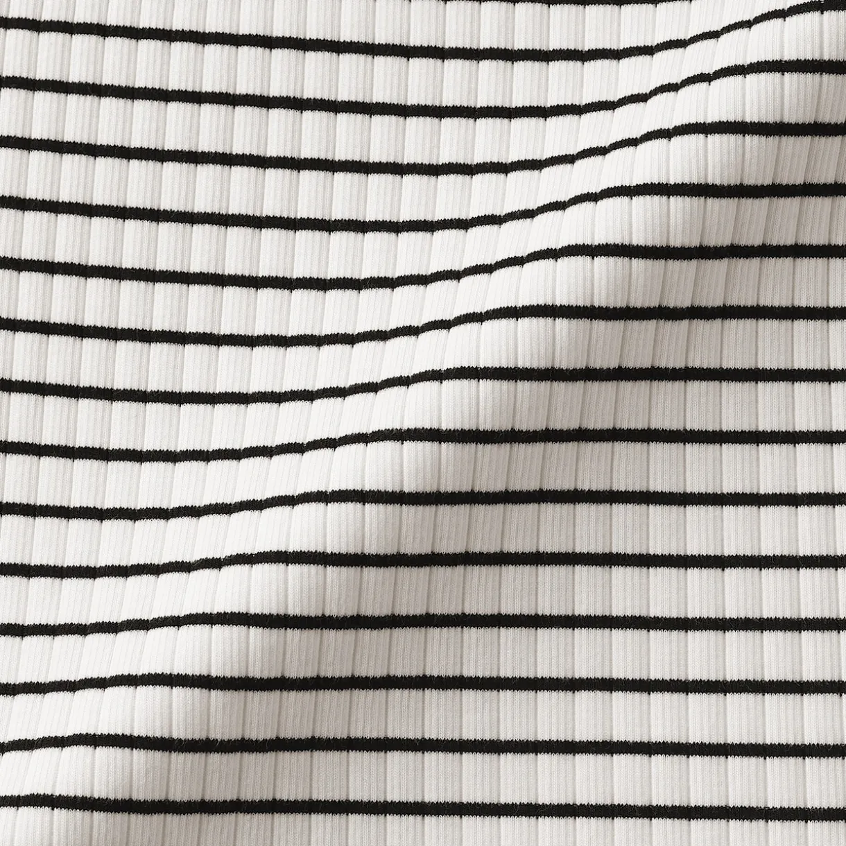 Top brassière court côtelé en coton pour femme