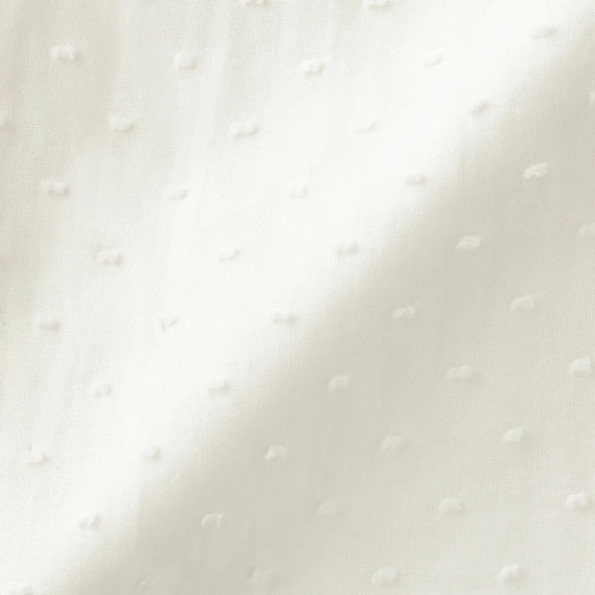 Top sans manches en double gaze à pois dobby pour femme